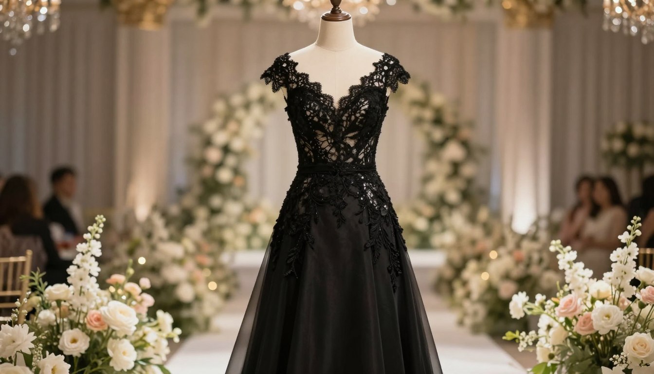 Czarna sukienka na wesele przesądy