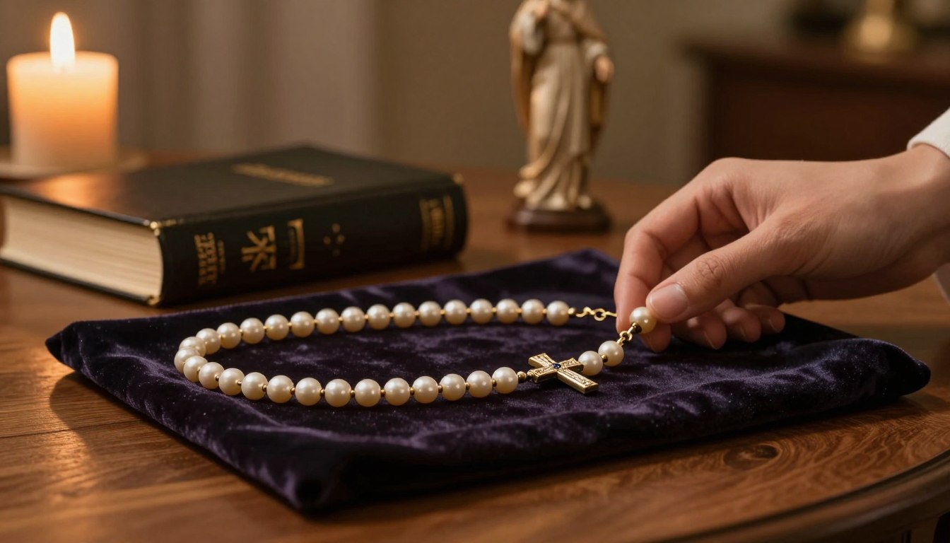 Różaniec w prezencie przesądy