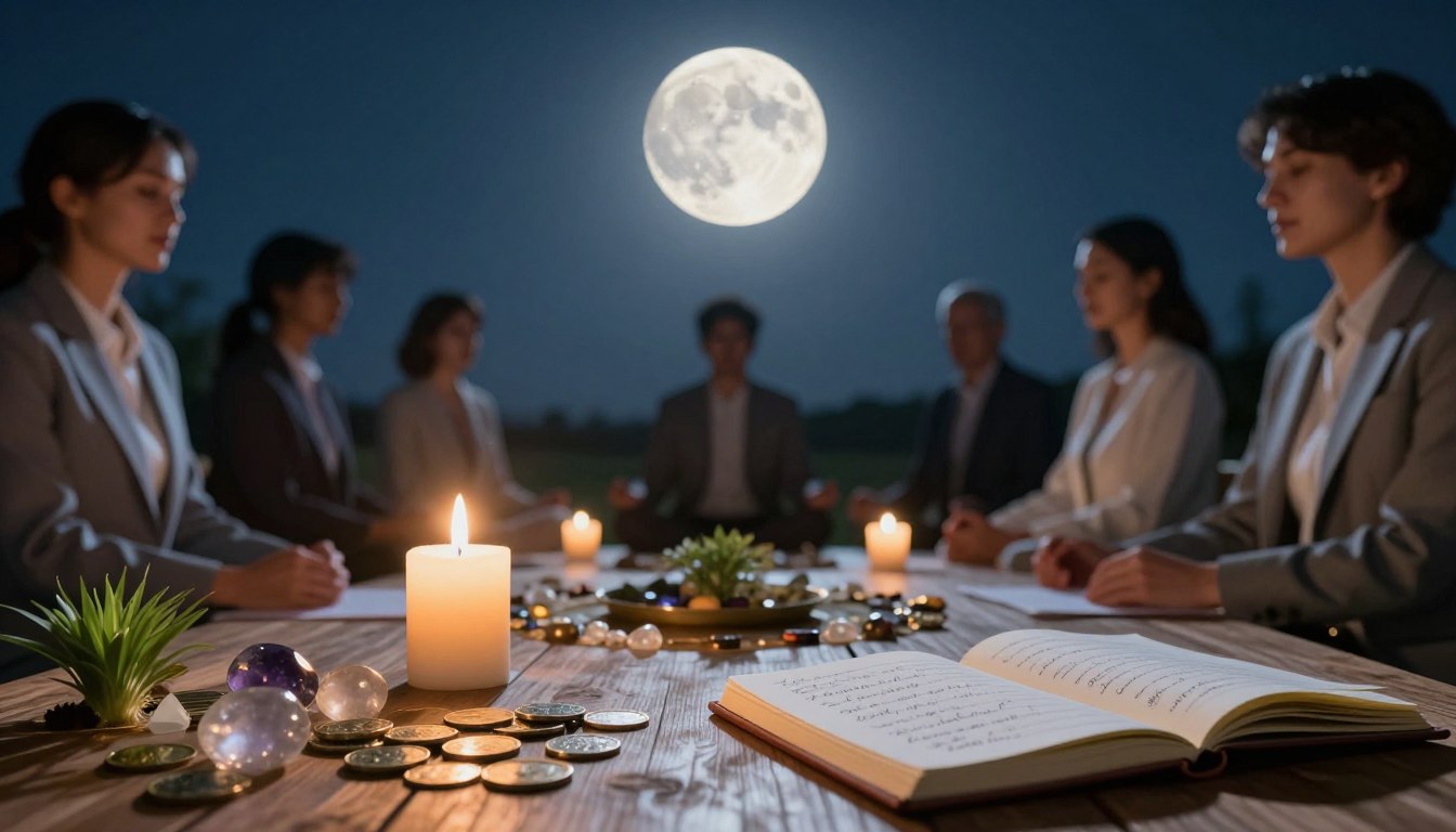 Rytuał na bogactwo podczas pełni