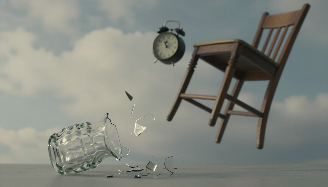 Spadające przedmioty przesądy