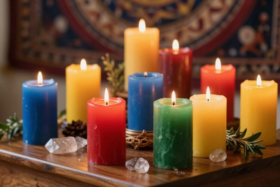 Kolory świec do rytuałów