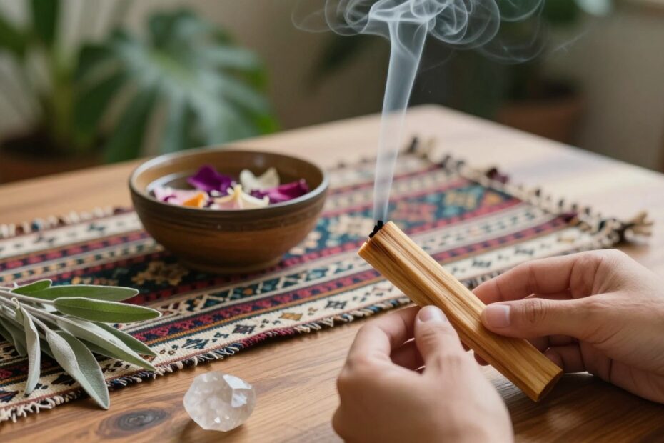Palo santo rytuał