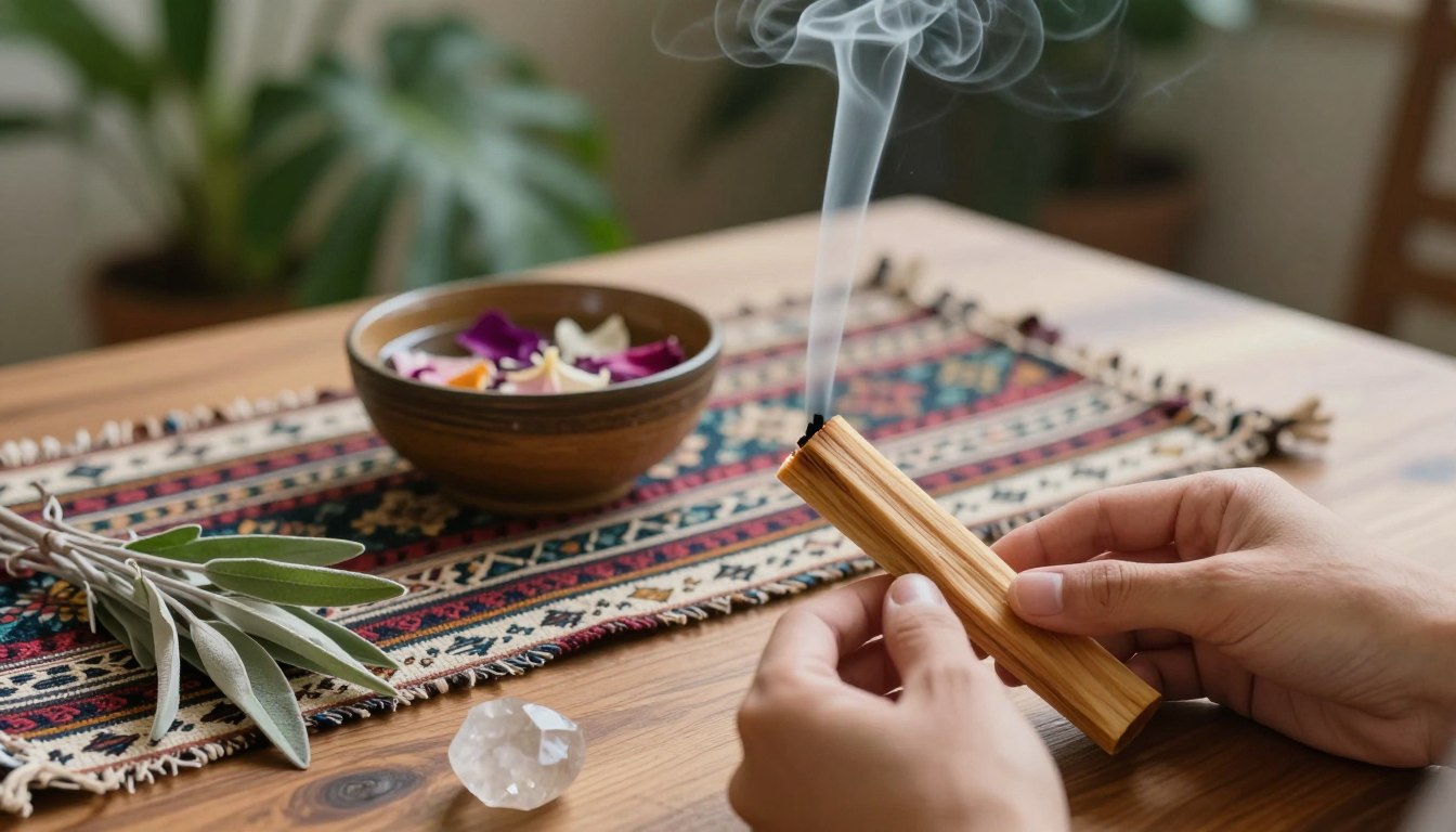 Palo santo rytuał