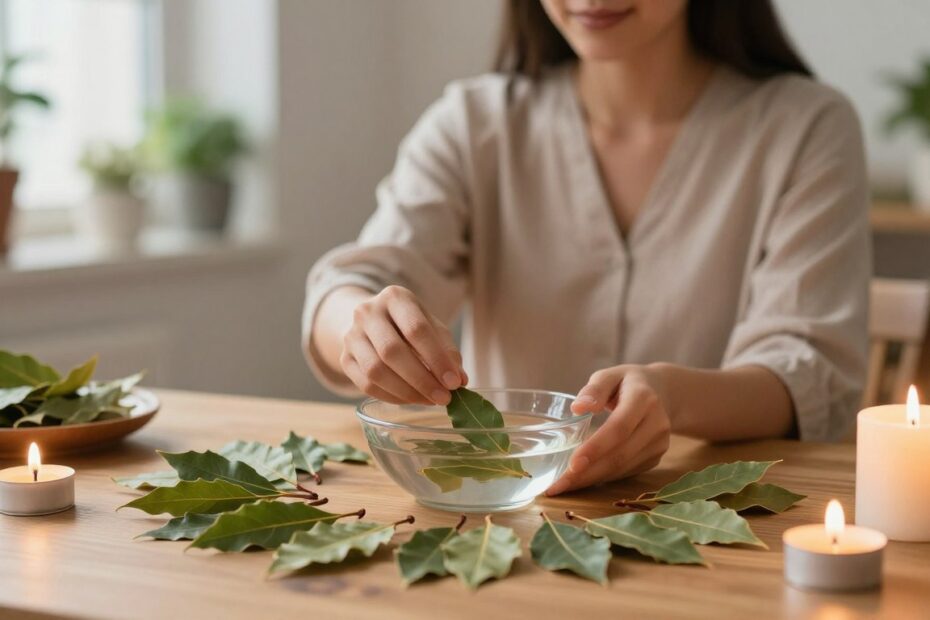 Rytuał z liściem laurowym