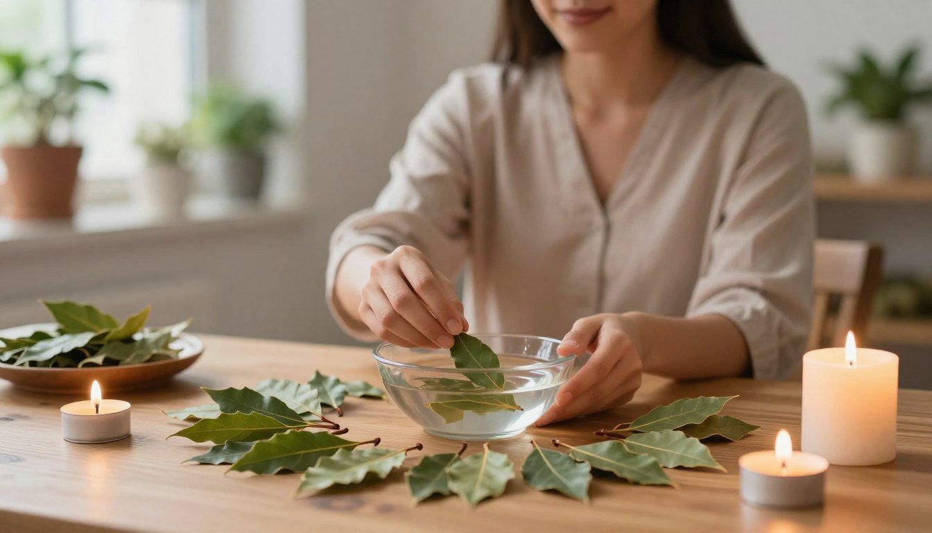 Rytuał z liściem laurowym